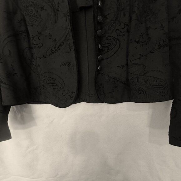 Elegant Vintage Lois Snyder Dani Max embroidered blazer 14P - Picture 3 of 8